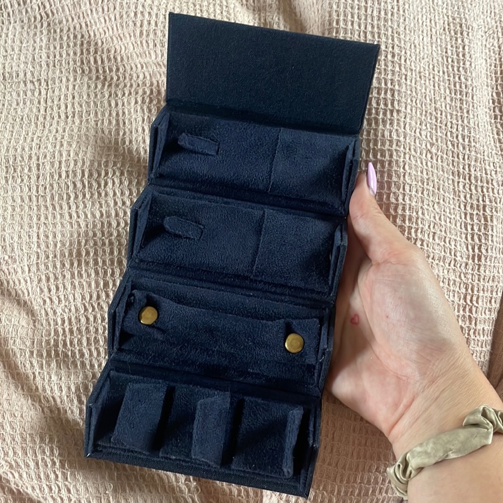 Gorjana travel jewelry case
